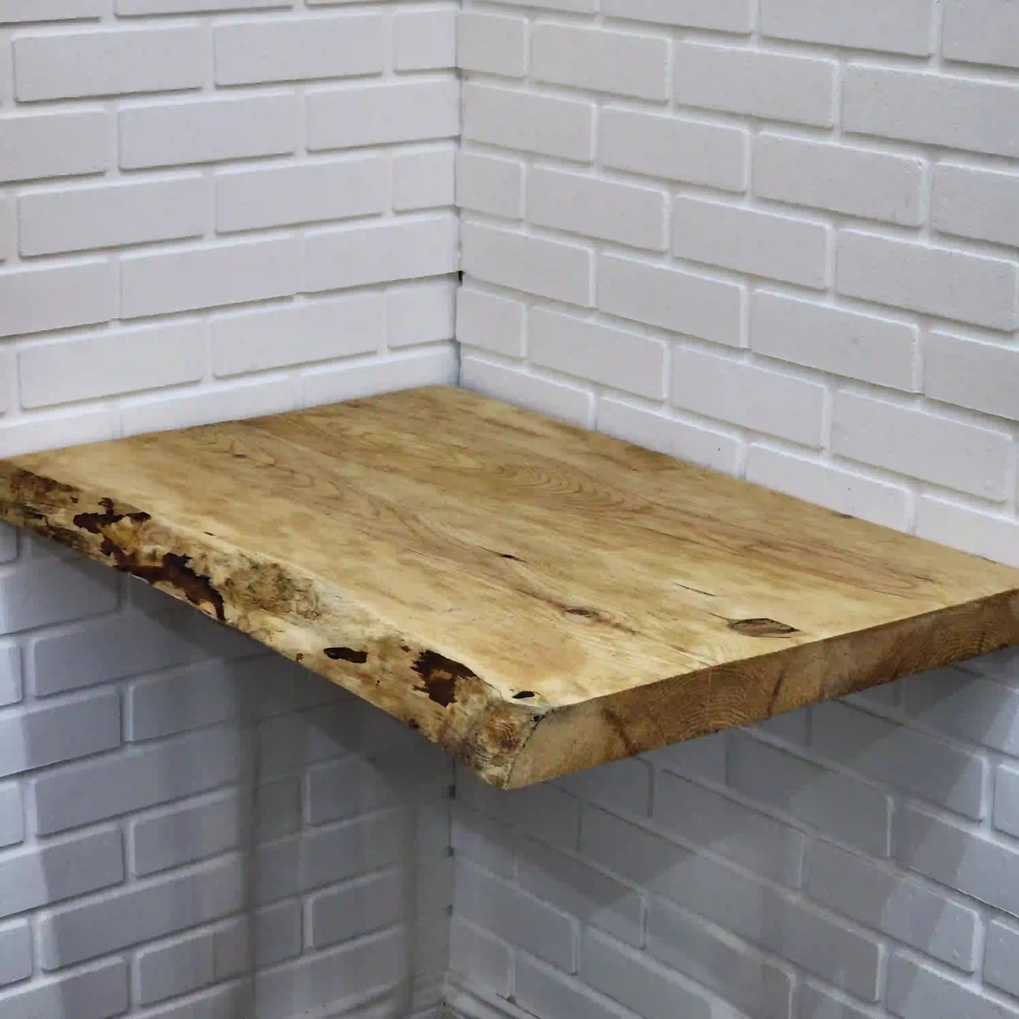 Rustic Bathroom Live Edge Vanities - Farmhouse Wood Slab Vanity