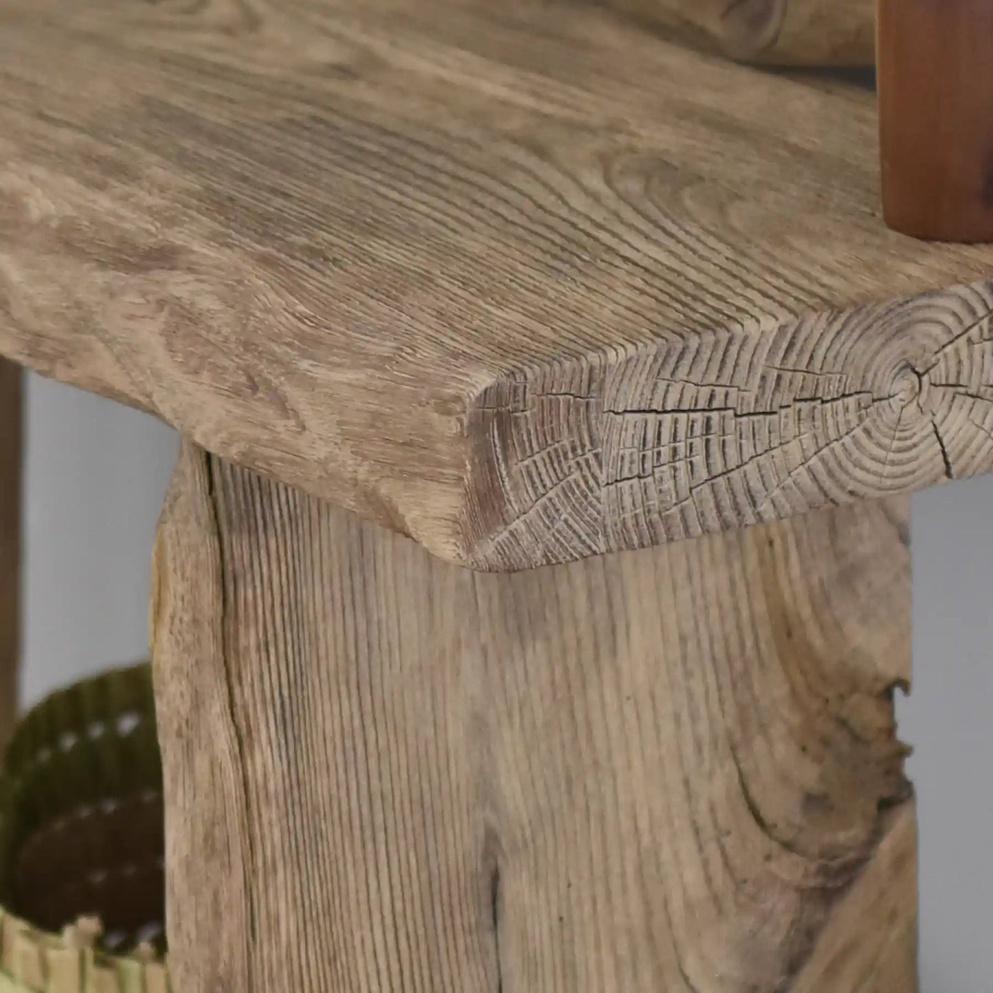 Rustic Entryway Wooden Console Table - Live Edge Wood Dresser